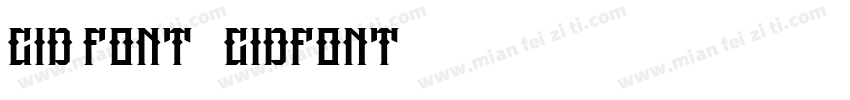 CID Font(CIDFont)字体转换